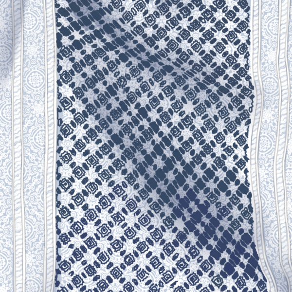 Songket Banyuasin Motif Bunga Intan: Paket Kain dan Selendang - Gambar 2